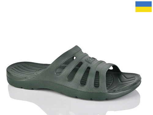 Шлепанцы Demur DS104 зелений в магазине Фонтан Обуви