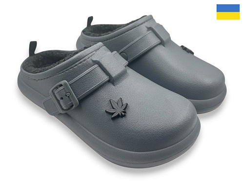 Сабо Rai Shoes 4104 сірий в магазине Фонтан Обуви