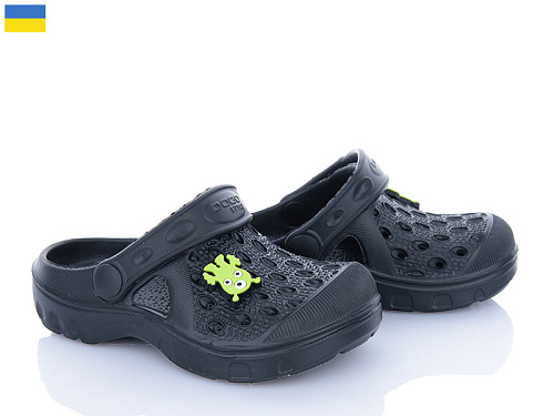 Кроксы Golden Lion 327 чорний в магазине Фонтан Обуви