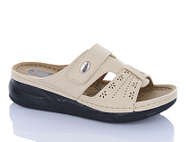 Шлепанцы Sali One 810-1 бежевий в магазине Фонтан Обуви