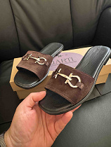 Шлепанцы 58 коричневий замш в магазине Фонтан Обуви