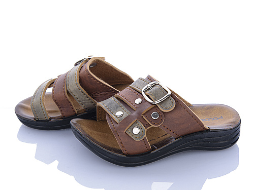 Шлепанцы Shoesviento Polomax коричневий в магазине Фонтан Обуви