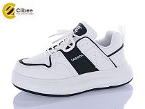 Кроссовки Clibee-Apawwa LC982 white-black в магазине Фонтан Обуви