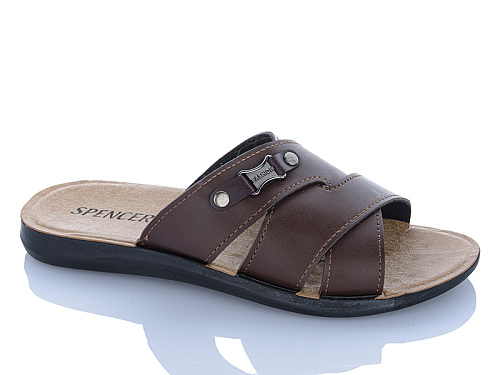 Шлепанцы Jumay SP fashion коричневий в магазине Фонтан Обуви