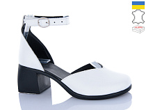 Туфли Sali 1121 білий чор-п. в магазине Фонтан Обуви