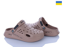 Кроксы Golden Lion 517-020 мокко в магазине Фонтан Обуви