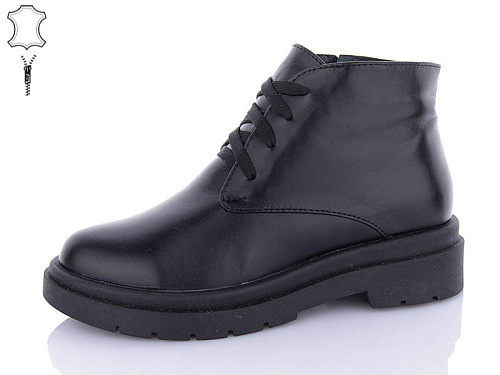 Ботинки Qq Shoes 54-1 black в магазине Фонтан Обуви