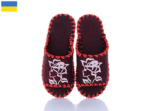 Тапочки Active 261W бордовий в магазине Фонтан Обуви