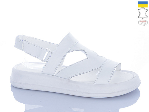 Босоножки Sali 2126 білий біл-п. в магазине Фонтан Обуви