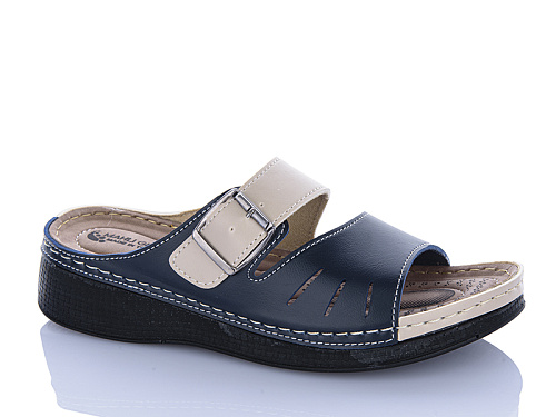 Шлепанцы Sali One 209-12 синій в магазине Фонтан Обуви