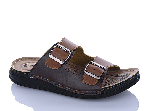 Шлепанцы Oskar 01-42 св.коричневий в магазине Фонтан Обуви