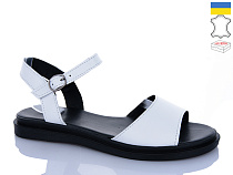 Босоножки Sali 57 білий чор-п.батал в магазине Фонтан Обуви