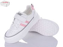 Кроссовки No Brand L3521 білий-рожевий в магазине Фонтан Обуви