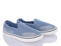 Слипоны Neons 6057-0080 блакитний джинс в магазине Фонтан Обуви
